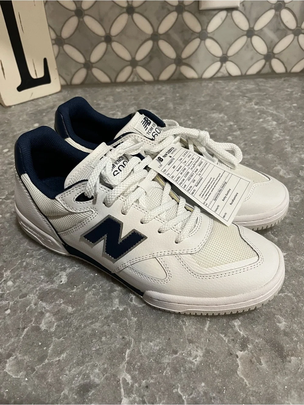 New Balance Numeric 600 Tom Knox Skate Shoe – White/Navy – Men’s 9 ( NWT)